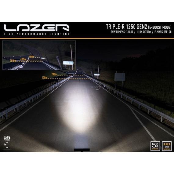 LAZER TRIPLE-R 1250 STD. - 13.860 LUMEN