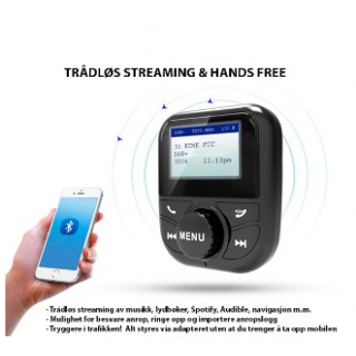 Dab+ adapet med bluetooth/handsfree