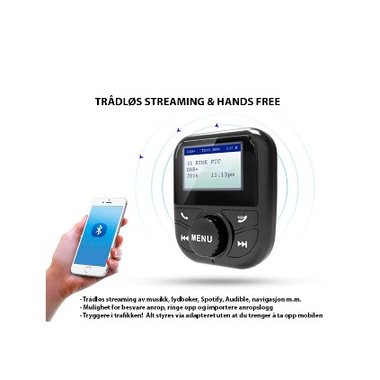 Dab+ adapet med bluetooth/handsfree